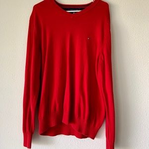 NEW Tommy Hilfiger Red Sweater
